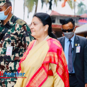 पुर्वाञ्चलको भ्रमणमा रहेकी राष्ट्रपति भण्डारीद्वारा दन्तकाली, पिण्डेश्वर र वुढासुब्बा मन्दिरमा पूजा अर्चना