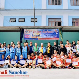 एन-प्यव्सन बास्केटबल प्रतियोगिता सम्पन्न, पुरुषतर्फ धरान मेधा र महिलातर्फ सियोन स्कुल बने च्याम्पियन (फोटो फिचर)