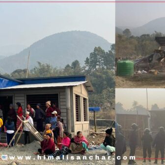 धरानको देउरालीमा अतिक्रमण गरी निर्माण गरिएको पक्की घर नगरले भत्कायो (भिडियो सहित)