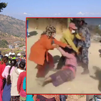 जब जगल्ट्याउँदै डीएसपीले महिलालाई सडकमा घिसारेपछि…(भिडियो सहित)