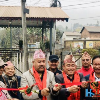 अमरहाट धरान-१३ स्थित “अमरहाट पत्रकार महासंध छेउ” सडक वडाध्यक्ष नेत्र काफ्लेद्वारा उद्धाटन (भिडियो सहित)