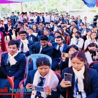 मोरङको मिनिल्याण्ड स्कुलले  कक्षा ११ लाई स्वागत तथा कक्षा १२ का  बिधार्थीहरुलाई विदाइ गऱ्यो