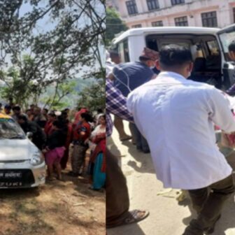 अर्घाखाँचीमा आगो निभाउने क्रममा ५ जना घाइते