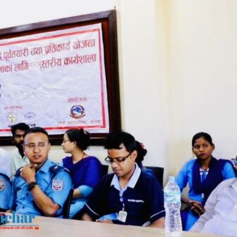 मोरङको रंगेली नगरपालिकामा विपद व्यवस्थापन सम्बन्धि गोष्टि सम्पन्न