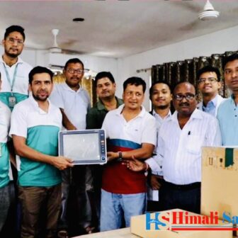 मोरङको सिटिजन बैंक ईन्टरनेसनल लिमिटेडद्वारा रंगेली अस्पताललाई महत्वपूर्ण सामाग्री हस्तान्त्ररण