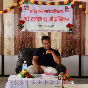 स्याङ्जाको हरिनास गाउँपालिकाको गाउँसभामा विवाद