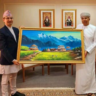 राजदूत अर्याल र ओमानका परराष्ट्र मन्त्रालयका अन्डरसेक्रेटरीबीच भेटवार्ता