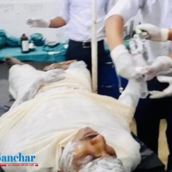 मोरङको सुनवर्षीमा पेट्रोल छर्केर एक युवाले गरे आत्मदाहको प्रयास