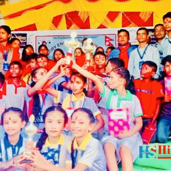 मोरङको रंगेलीस्थित सनग्लोरी बोर्डिङ स्कुलले मनायो बाल दिवस
