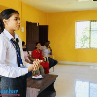 ईन्जिनियरिङ् विभागमा अध्ययन गर्ने बिधार्थीहरुलाई अभिमुखिकरण प्रदान गऱ्यो