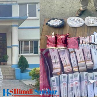 मोरङको कर्सिया बजारबाट अन्तरिक राजस्व विभागको स्टिकर दूरुपयोग गर्ने प्रहरी पक्राउ गऱ्यो