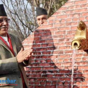 मेलम्चिको पानी काठमाडौं आइ पुग्यो, नियमित उपलब्ध गराउने  प्रधानमन्त्रीको प्रतिबद्धता
