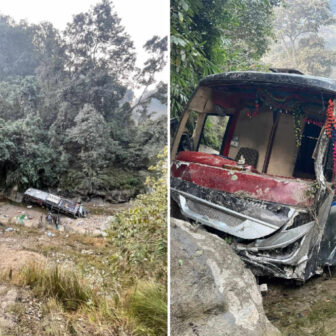 कपिलवस्तु बस दुर्घटनाका मृतक १० जनाको सनाखत