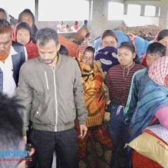 मोरङ रंगेलीका अग्नि पिडीतका लागि आवासको समस्या