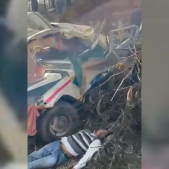 कास्कीको सल्लाघारीमा जीप दुर्घटना, १२ जना घाइते
