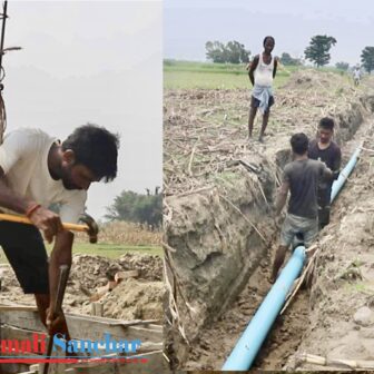 रङ्गेलीको तीन स्थानमा डिबोरिङ निर्माण कार्य अन्तिम चरणमा