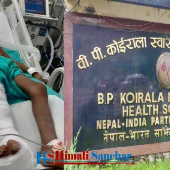मोरङको रंगेलीका एक वालकको आर्थिक अभावले उपचारमा  समस्या