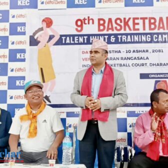 ९औं ट्यालेन्ट हन्ट सम्पन्न, इन्डोर बास्केटवल कोर्टको स्तर उन्नतिका लागि सदस्य सचिव बस्नेतले गर्ने प्रतिवद्धता