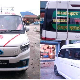 शिवपुरी यातायात प्रालिले पनि संचालनमा ल्यायो ईभी गाडी