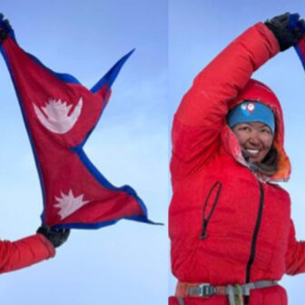 विश्वको १४औँ अग्लो हिमाल सिशापाङ्मामा नेपालको झण्डा फहराउँदा..