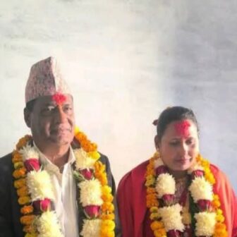 सुदूरपश्चिमका अर्थमन्त्रीले गरे ६५ वर्षको उमेरमा विवाह