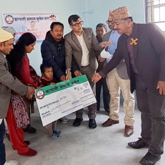 झापाली समाज कुवेतद्वारा स्व. संगीता भट्टराईको परिवारलाई आर्थिक सहयोग हस्तान्तरण