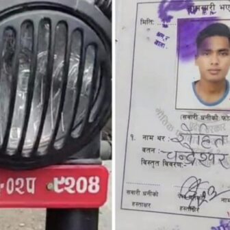 मोटरसाइकल दुर्घटनापछि त्रिशूलीमा बेपत्ता भएका चालकको खोजी जारी