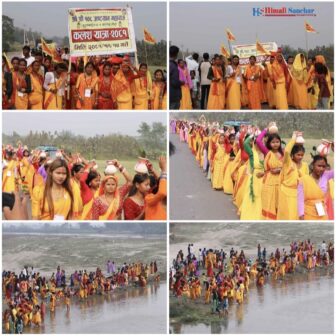 शिवरात्रीको अवसरमा कटगरामा भजन कीर्तन हुँदै