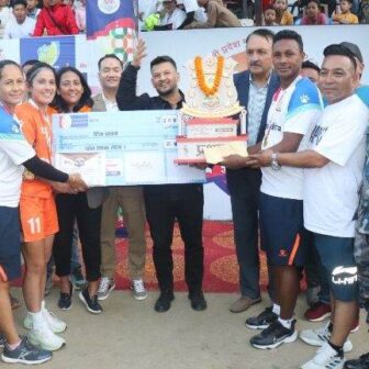 मुख्यमन्त्री कप राष्ट्रिय महिला फुटबल प्रतियोगितामा सशस्त्र प्रहरीको एपीएफ क्लबको शानदार जित