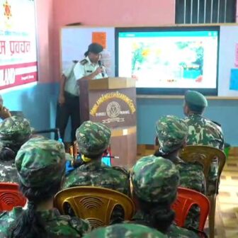 मिनिल्याण्ड बोर्डिङ स्कुलमा एनसीसी तालिम सुरु