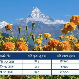 तिहारका लागि पोखरामा सयपत्री फूलको मूल्य तोकियो, मालाको मूल्य १५० रुपैयाँसम्म
