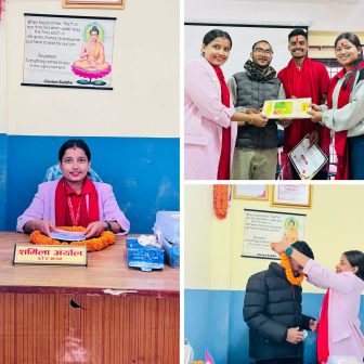 युवा रेडक्रस सर्कल नीलकण्ठ क्याम्पसकी अध्यक्ष शर्मिला अर्यालद्वारा सफल कार्यकालपछि पद हस्तान्तरण