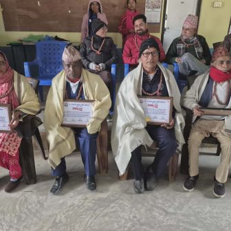चार आदर्श अभिभावक सम्मानित