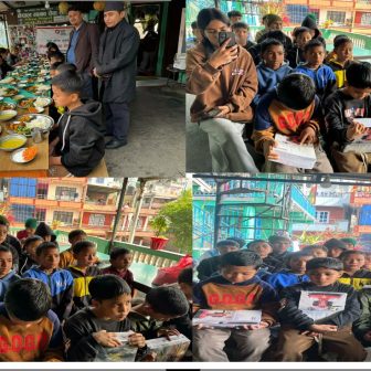 युवा शक्ति कुवेतद्वारा नेपाल मानव सेवा संस्थाका बालबालिकालाई सहयोग