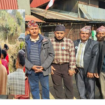 गंगाजमुना–५ मा रमेश धमलाको घरदैलो अभियान, पञ्चेबाजासहित भव्य स्वागत