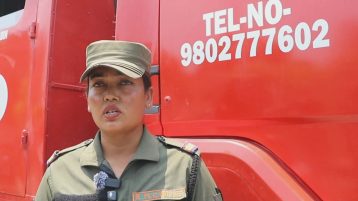 महिला नगर प्रहरीको भरमा रङ्गेलीको दमकल सेवा