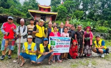 धादिङको गङ्गाजमुना–५ मा वृक्षारोपण कार्यक्रम सम्पन्न