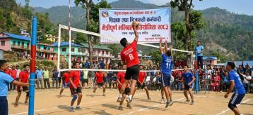 गङ्गाजमुना–५ मा शिक्षक तथा निजामती कर्मचारी मैत्रीपूर्ण भलिबल प्रतियोगिता हुने
