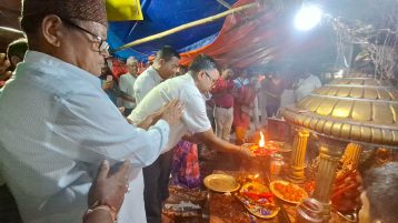 श्री संसारीमाई रंगेलीमा बल्यो सद्भावको १०८ दीप, भोटेकोशीका मृतकप्रति श्रद्धाञ्जली